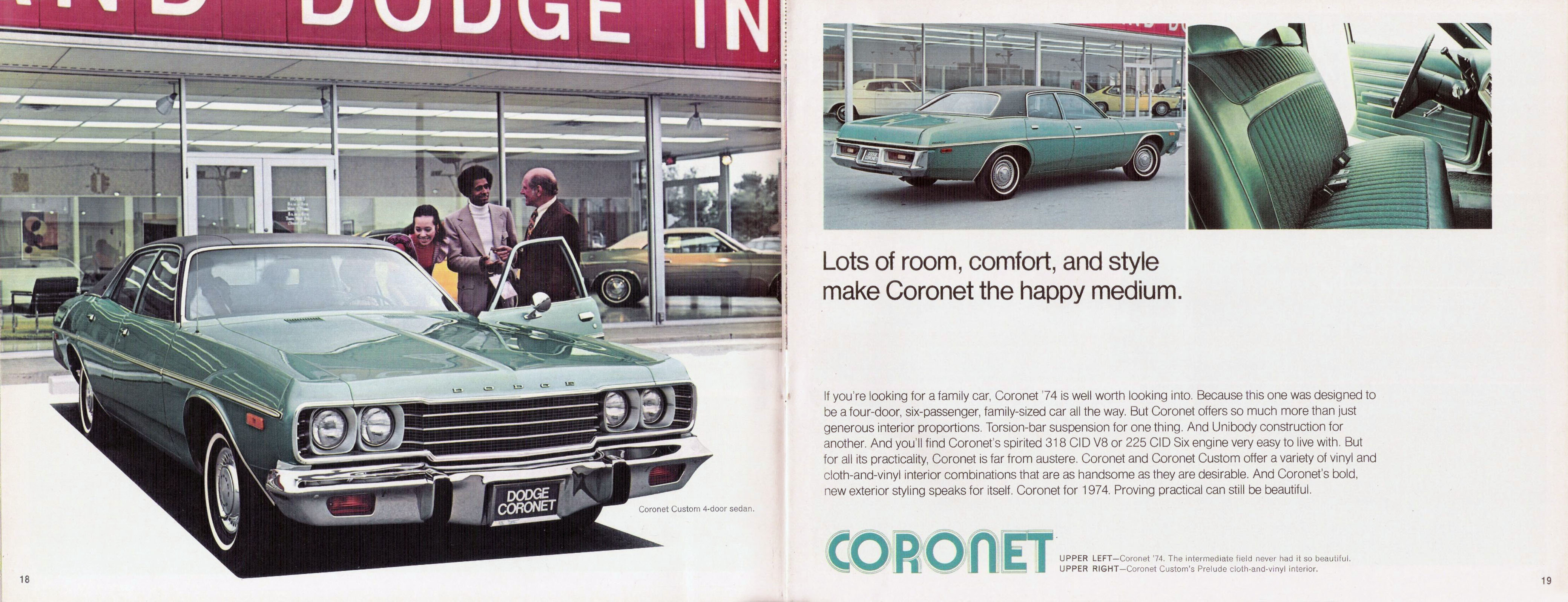 1974 Dodge Full-Line Brochure Page 18
